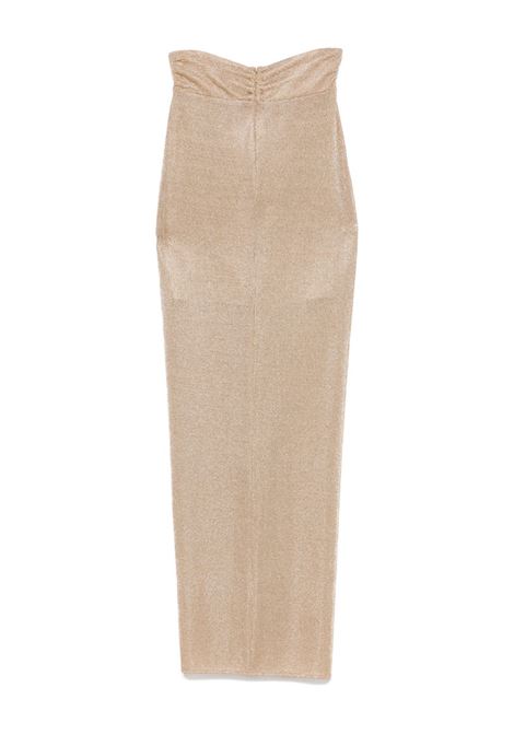 Gold-tone knot-detail maxi skirt Giuseppe Di Morabito - women GIUSEPPE DI MORABITO | 04SSSK141M0442025